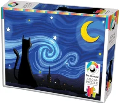 Cobble Hill Mrowwy Night - puzzel van 500 XL stukjes