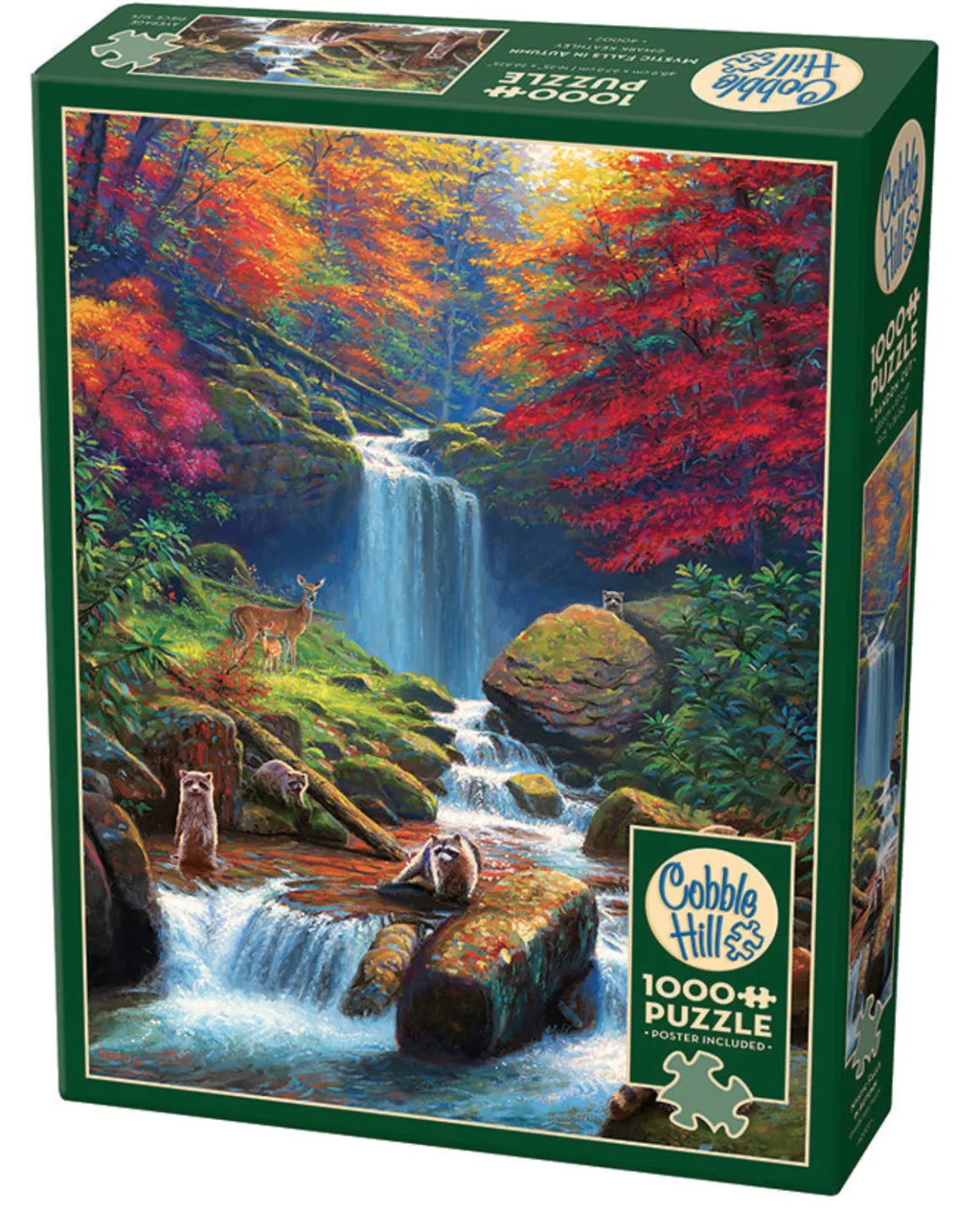 Cobble Hill Mystieke watervallen in de herfst - puzzel van 1000 stukjes