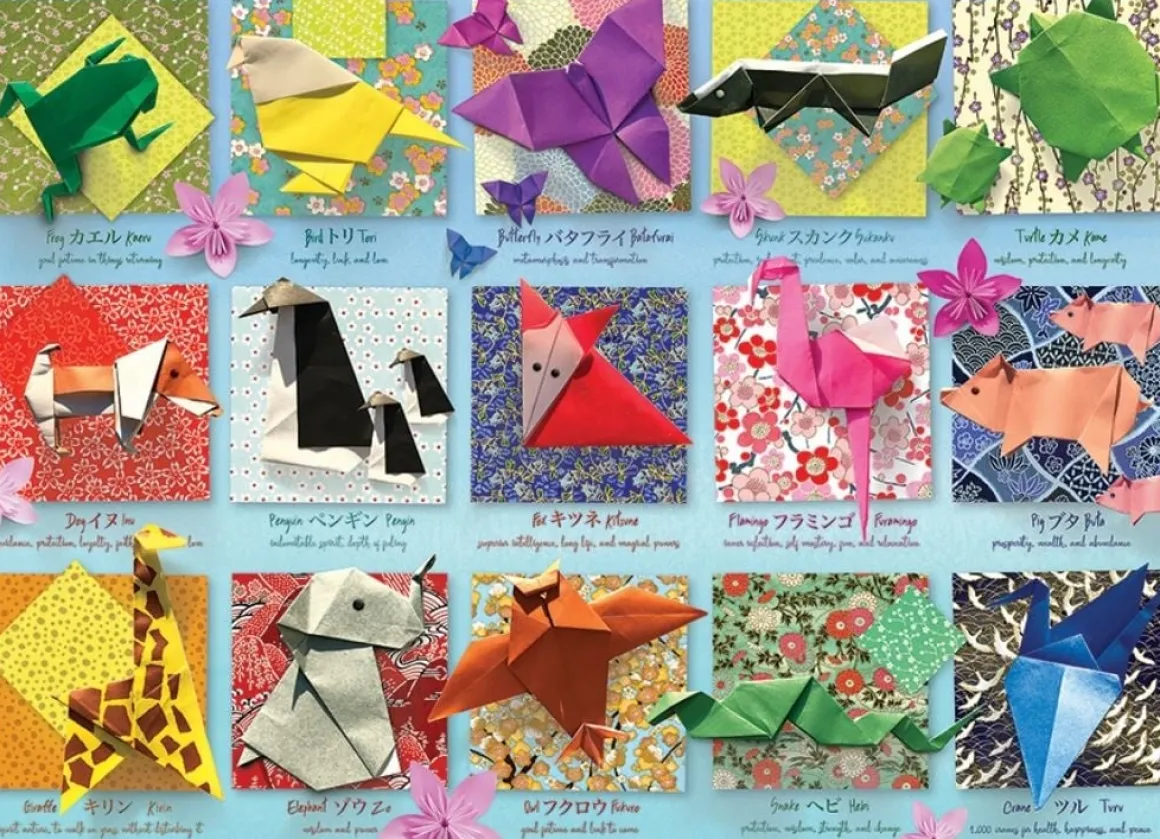 Cobble Hill Origami - puzzel van 500 XL stukjes