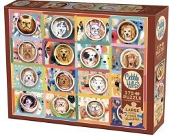 Cobble Hill Puppy Lattes - puzzel van 275 XXL stukjes