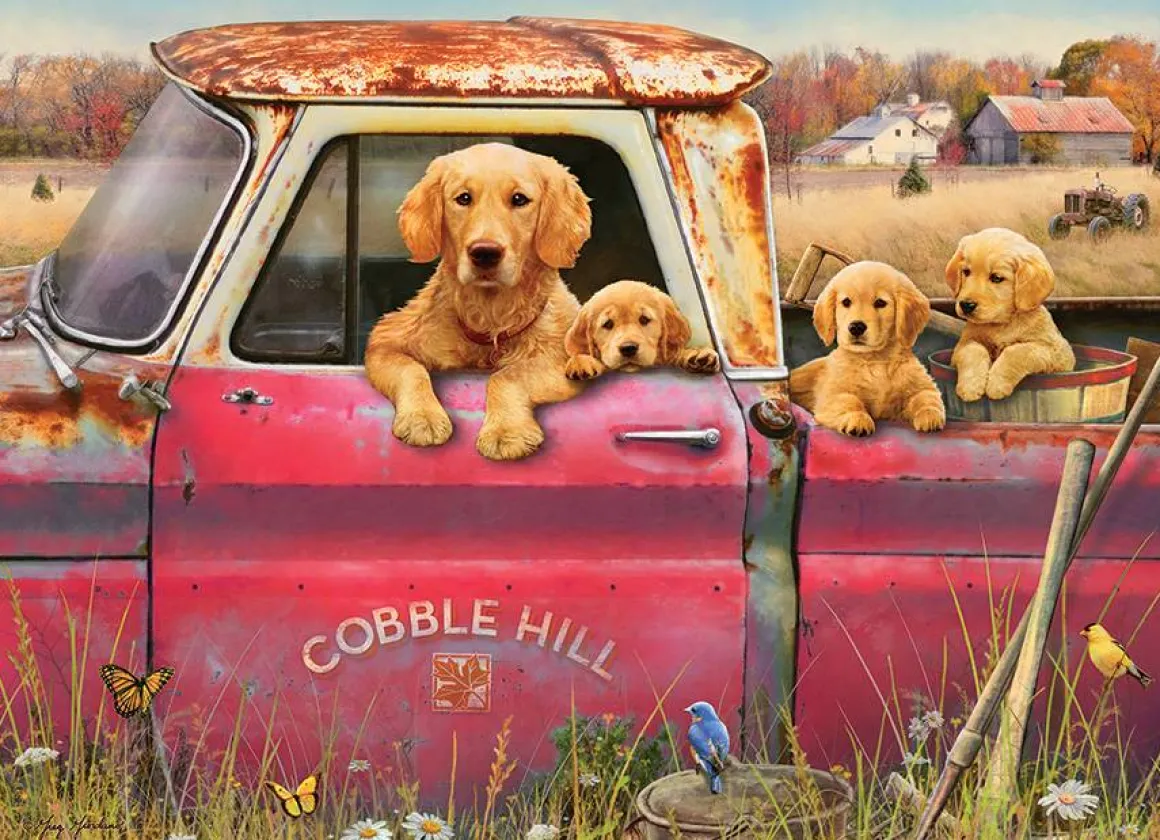 Cobble Hill Samen in de auto - 1000 stukjes