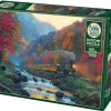 Cobble Hill Smoky Train - puzzel van 1000 stukjes