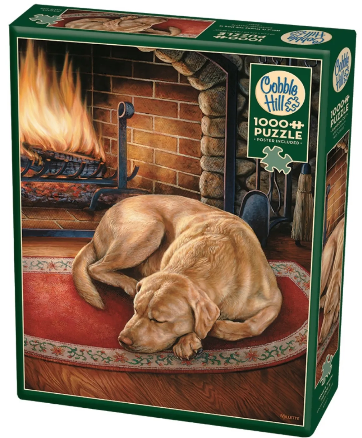 Cobble Hill Thuis is waar de hond is - puzzel van 1000 stukjes