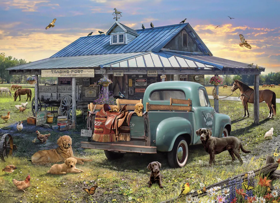 Cobble Hill Trading Post - puzzel van 1000 stukjes