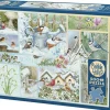 Cobble Hill Tuinvogels in de Winter - puzzel van 500 XL stukjes