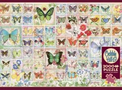 Cobble Hill Vlinders en Bloesems - puzzel van 2000 stukjes