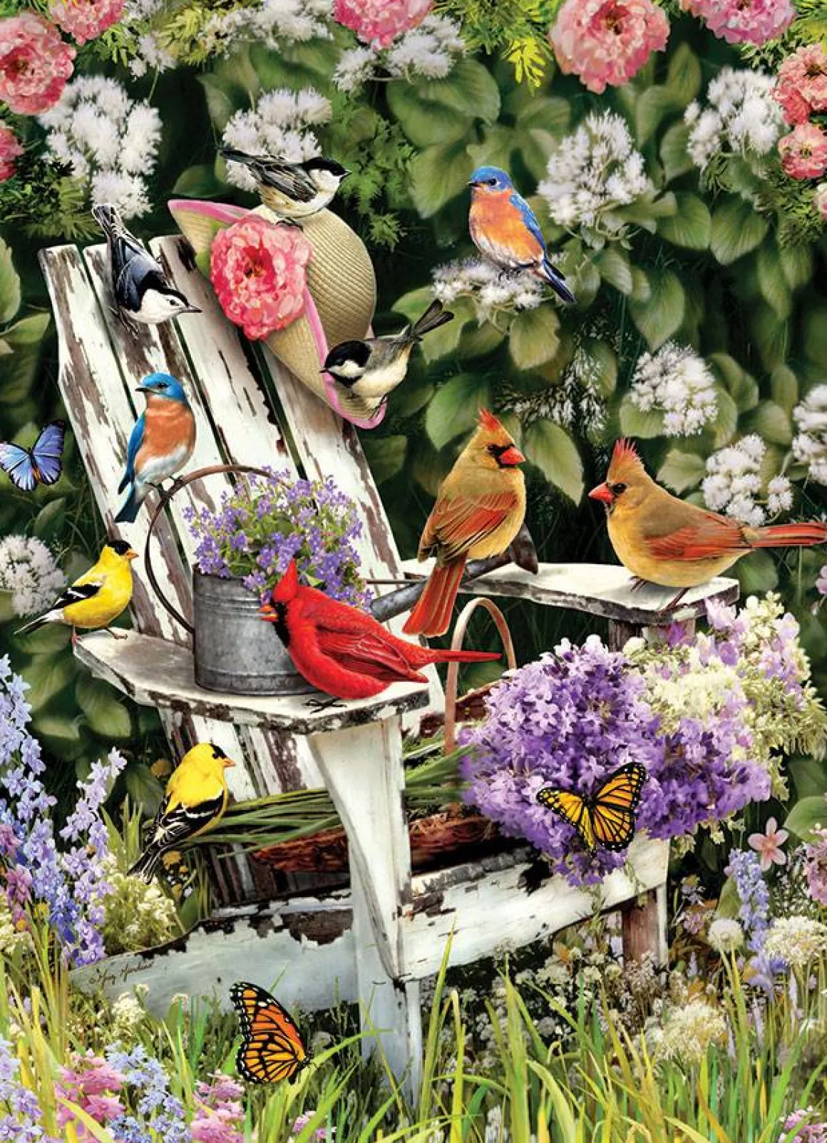 Cobble Hill Vogels in de zomer - 1000 stukjes