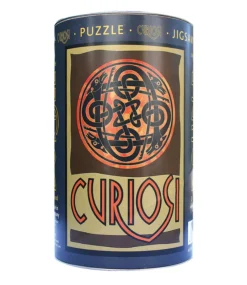 Curiosi Honden - Dubbelzijdige Ronde puzzel in hout - 88 stukjes