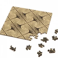 Curiosi Puzzel Double Q-Glitter - Dubbelzijdige puzzel in Hout - 123 stukjes