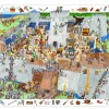 Djeco Bescherm het kasteel - puzzel van 100 stukjes