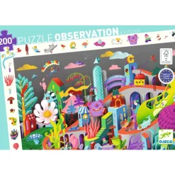 Djeco Crazy Town - Observatie puzzel van 200 stukjes