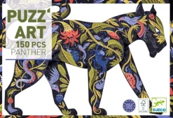 Djeco De zwarte panter - puzzel van 150 stukjes