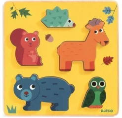 Djeco Dieren uit het bos - 5 stukjes