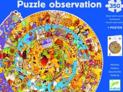 Djeco Een rondje geschiedenis - puzzel van 350 stukjes