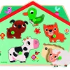 Djeco Geluidenpuzzel - de boerderij - 5 stukjes