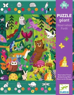 Djeco Het Bos - Grote puzzel van 54 stukjes
