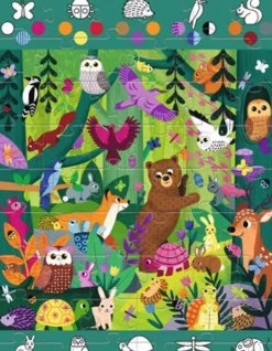 Djeco Het Bos - Grote puzzel van 54 stukjes