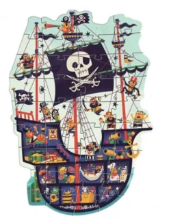 Djeco Het piratenschip - puzzel van 36 stukjes