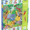Djeco Jungle - van 1 tot 10 - 54 stukjes