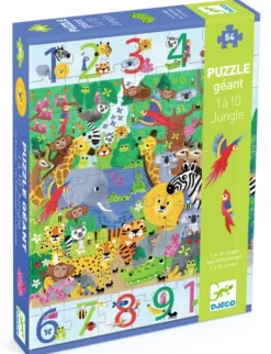 Djeco Jungle - van 1 tot 10 - 54 stukjes