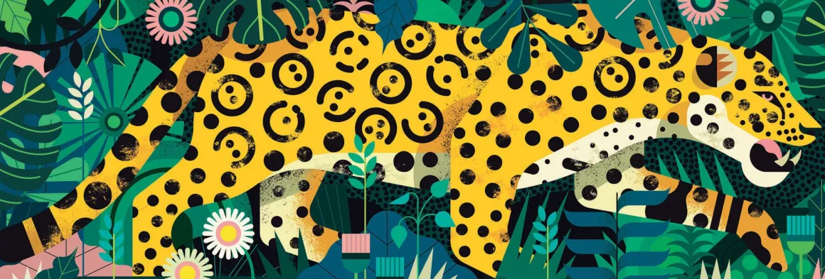 Djeco Luipaard - puzzel van 1000 stukjes - Panorama