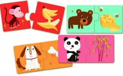 Djeco Puzzel duo - Aan tafel! - 10 x 2 stukjes