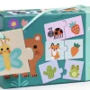 Djeco Puzzel duo - Kleuren - 12 x 2 stukjes