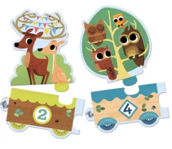 Djeco Puzzel trein - puzzel van 20 stukjes