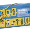 Djeco Puzzel trio - Ik kleed me aan - 10 stukjes