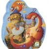 Djeco Ridder en de draak - puzzel van 54 stukjes