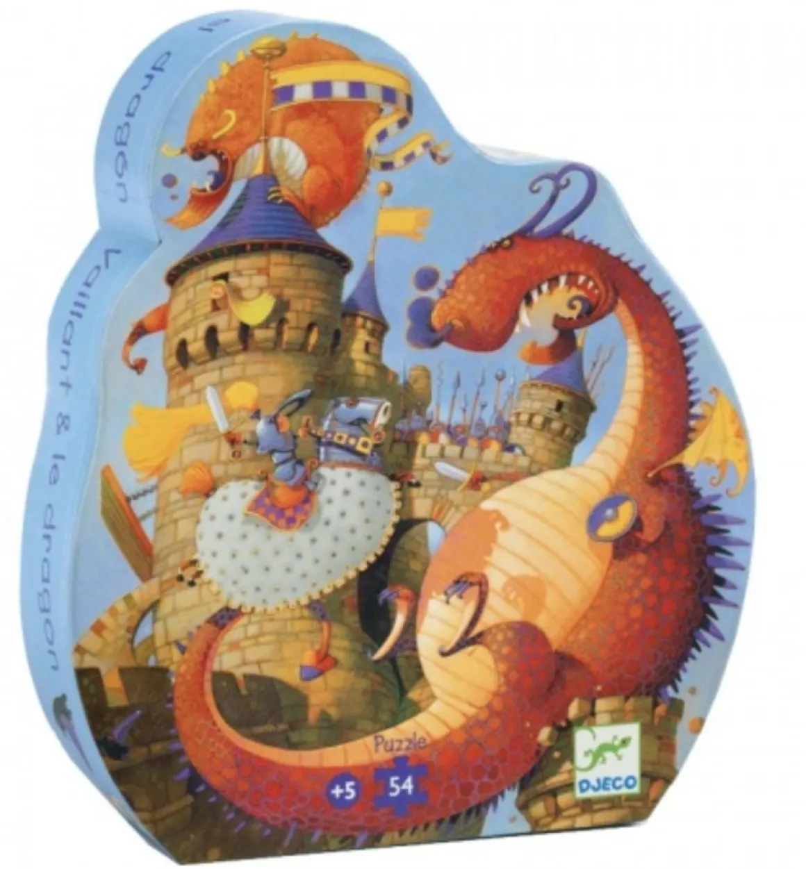Djeco Ridder en de draak - puzzel van 54 stukjes
