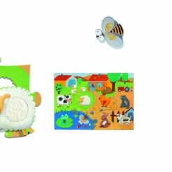 Djeco Voelpuzzel boerderij - 12 stukjes