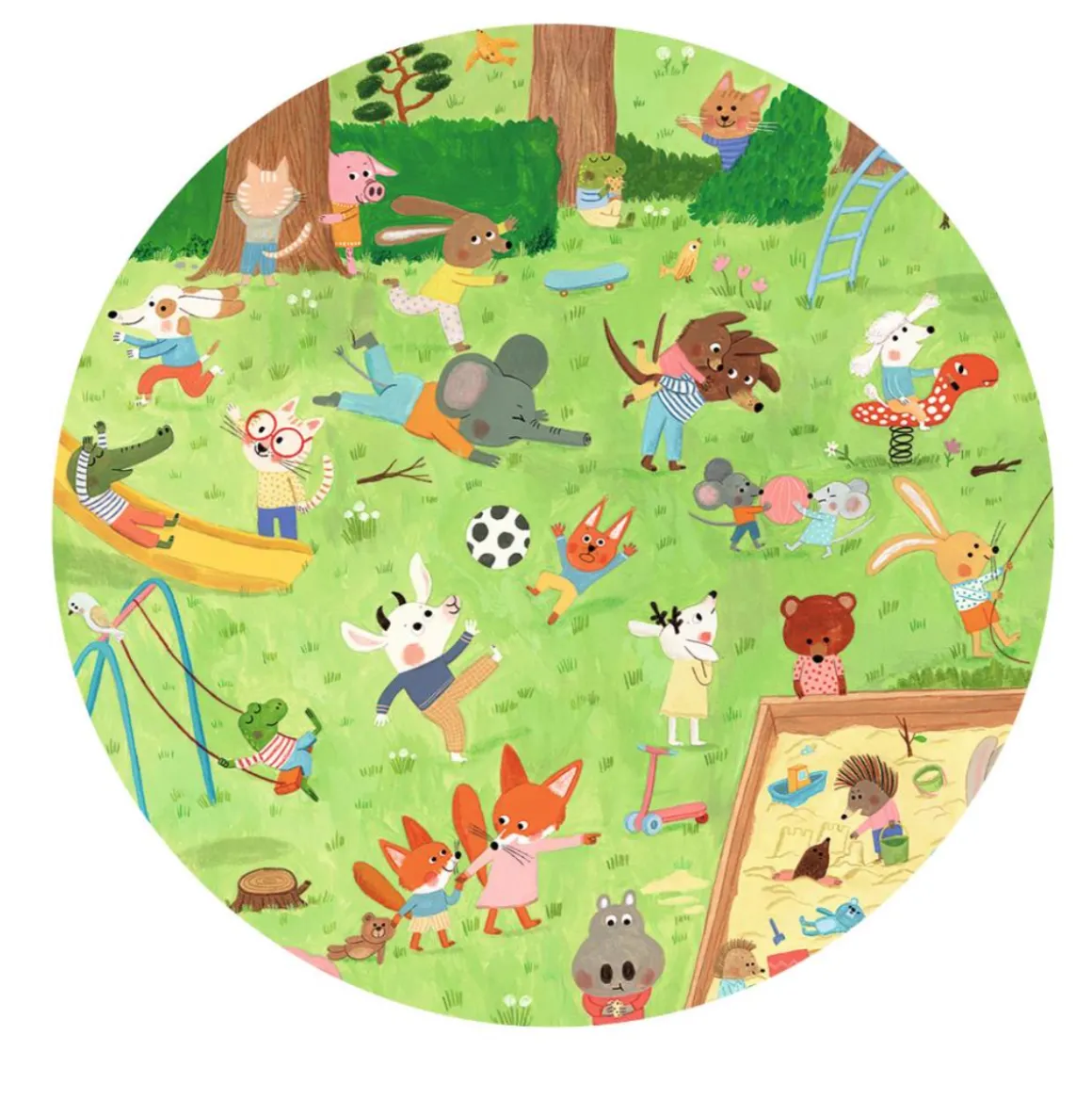 Djeco Vriendjestuin - puzzel van 35 stukjes