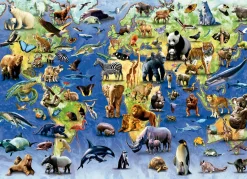 Educa 100 Bedreigde Diersoorten - legpuzzel van 500 stukjes