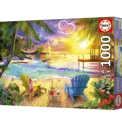 Educa Liefdesstrand - puzzel 1000 stukjes
