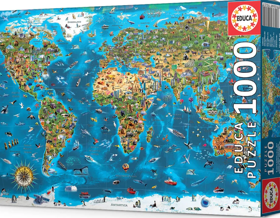 Educa 1000 Wereldwonderen - puzzel 1000 stukjes