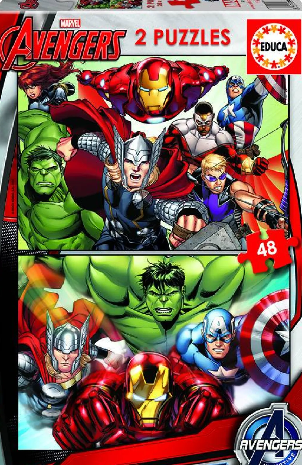 Educa Avengers - 2 x 48 stukjes