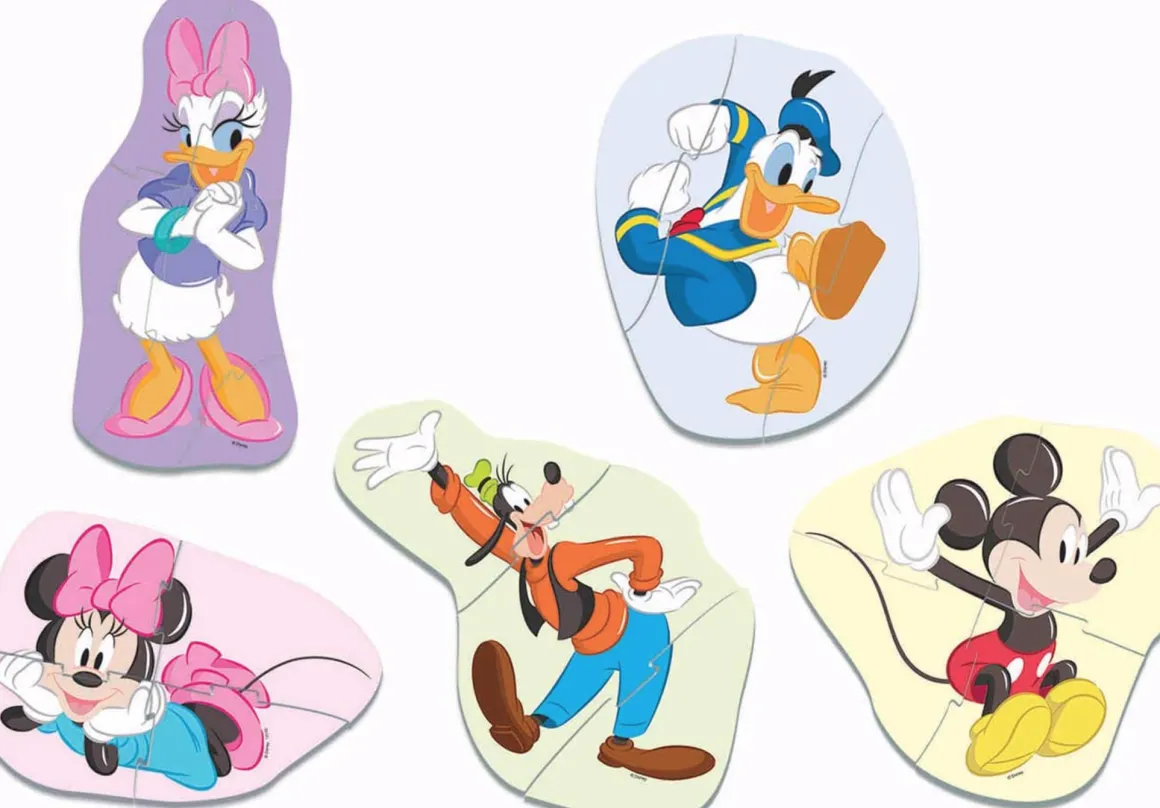 Educa Baby Mickey - 3, 4 en 5 stukjes