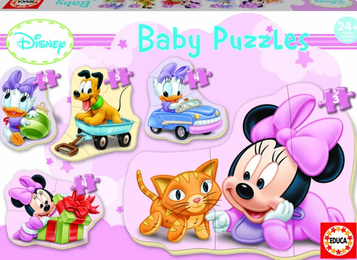 Educa Baby Minnie - 3, 4 en 5 stukjes