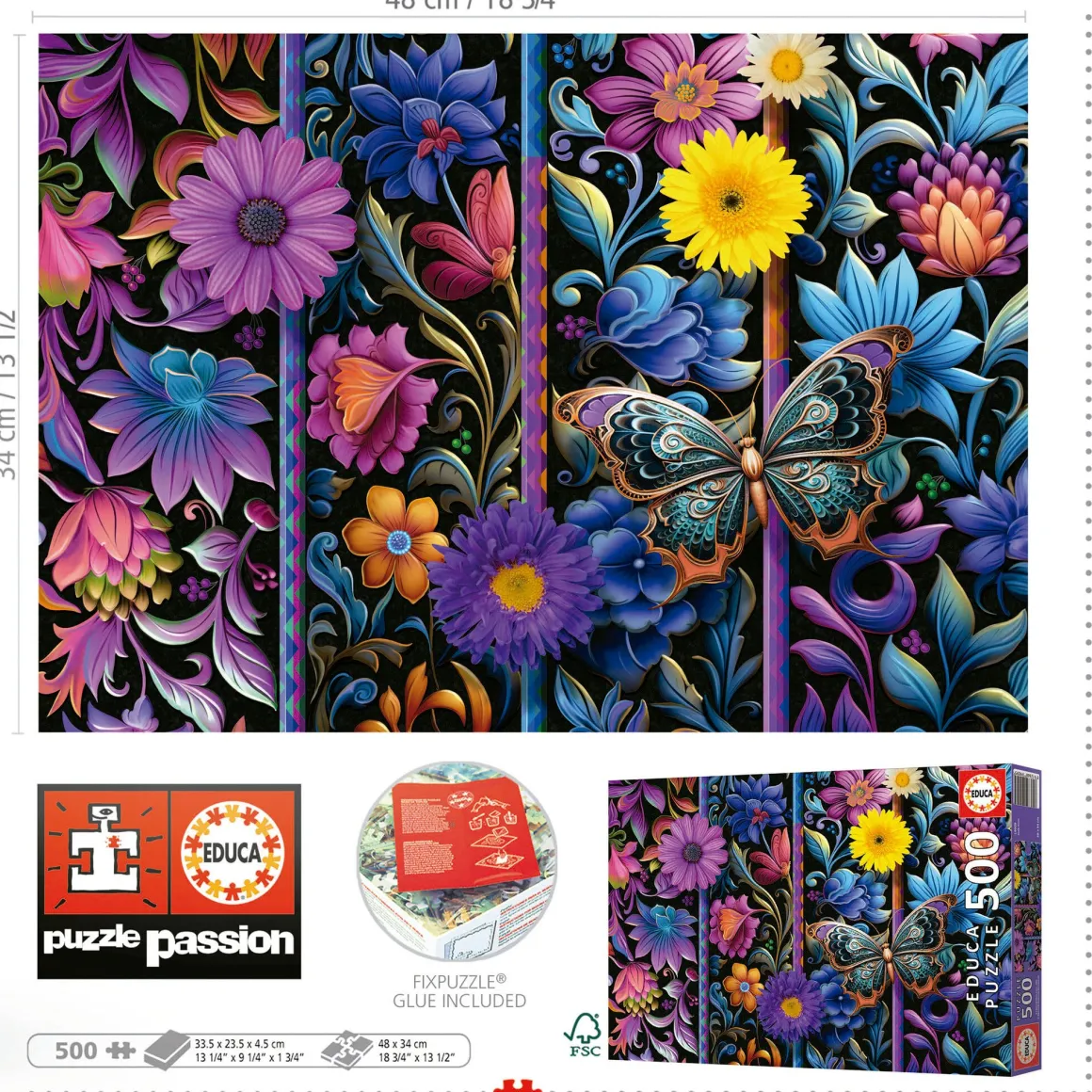 Educa Badda Bloom - legpuzzel van 500 stukjes