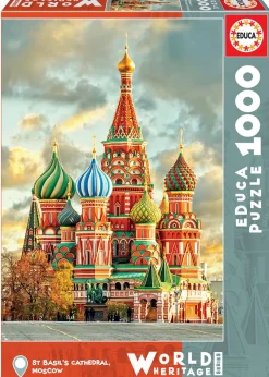 Educa Basiliuskathedraal - Moskou- legpuzzel van 1000 stukjes