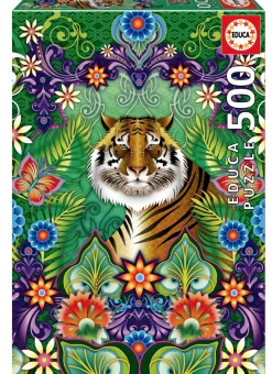 Educa Bengaalse Tijger Grafisch - legpuzzel van 500 stukjes
