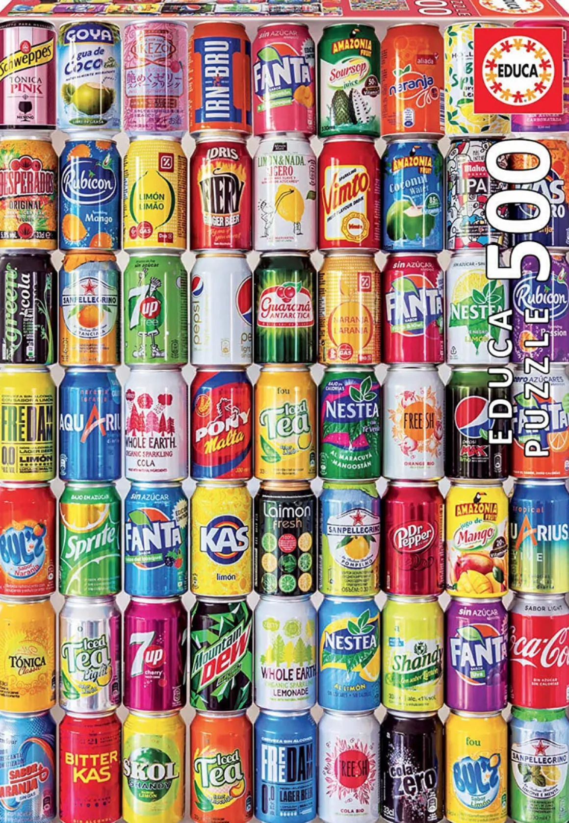 Educa Blikjes frisdrank - legpuzzel van 500 stukjes