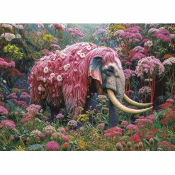 Educa Bloemenolifant- legpuzzel van 500 XL stukjes