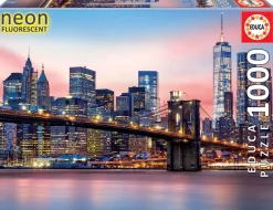 Educa Brooklyn Bridge - Glow in the Dark - puzzel 1000 stukjes