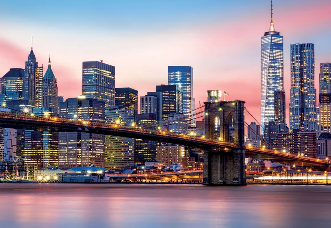 Educa Brooklyn Bridge - Glow in the Dark - puzzel 1000 stukjes