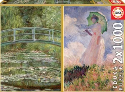 Educa Claude Monet - 2 x 1000 stukjes legpuzzel