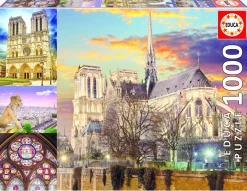 Educa Collage van de Notre Dame - puzzel 1000 stukjes