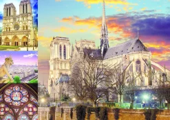 Educa Collage van de Notre Dame - puzzel 1000 stukjes