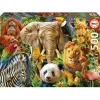 Educa Collage Wilde Dieren - legpuzzel van 500 stukjes